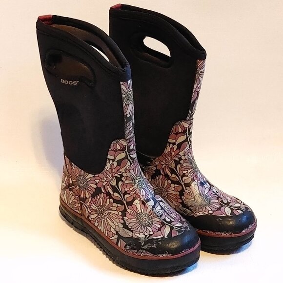 Bogs Kids Classic Mumsie Waterproof Boot Size 3 Rain Boots - Picture 1 of 7